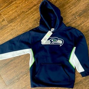 New Youth Sm NFL Seattle Seahawks Hoodie NWT